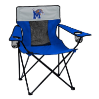 Memphis Tigers Elite Canvas Chair w/ Officially Licensed Team Logo