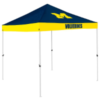 Michigan Tent w/ Wolverines Logo - 9 x 9 Economy Canopy