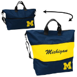 Michigan Wolverines Crosshatch Expandable Tote
