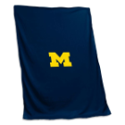 University of Michigan Sweatshirt Blanket w/ Lambs Wool