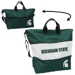 Michigan State Spartans Crosshatch Expandable Tote