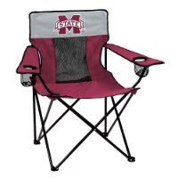 Mississippi State Elite Canvas Chair w/ Officially Licensed Team Logo