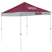 Mississippi State Tent w/ Bulldogs Logo - 9 x 9 Economy Canopy