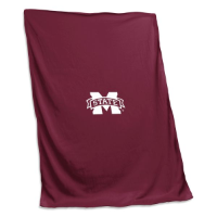 Mississippi State University Sweatshirt Blanket w/ Lambs Wool
