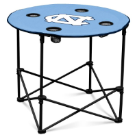 University of North Carolina Round Table w/ Officially Licensed Team Logo