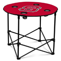North Carolina State Round Table w/ Officially Licensed Team Logo