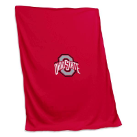 Ohio State University Sweatshirt Blanket w/ Lambs Wool
