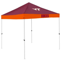 Virginia Tech Tent w/ Hokies Logo - 9 x 9 Economy Canopy