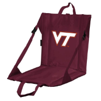 Virginia Tech Stadium Seat w/ Hokies Logo - Cushioned Back