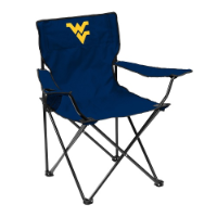 West Virginia Quad Canvas Chair w/ Officially Licensed Team Logo
