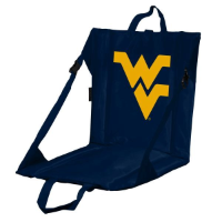 West Virginia Stadium Seat w/ Mountaineers Logo - Cushioned Back