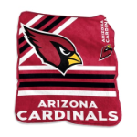 Arizona Cardinals NFL Raschel Plush Throw Blanket