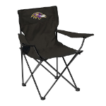 Baltimore Ravens Quad Canvas Chair w/ Officially Licensed Team Logo