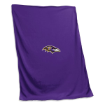 Baltimore Ravens Sweatshirt Blanket w/ Lambs Wool