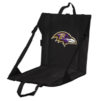 Baltimore Stadium Seat w/ Ravens Logo - Cushioned Back