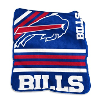 Buffalo Bills NFL Raschel Plush Throw Blanket