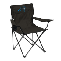 Carolina Panthers Quad Canvas Chair w/ Officially Licensed Team Logo