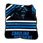Carolina Panthers NFL Raschel Plush Throw Blanket