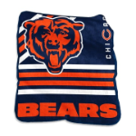 Chicago Bears NFL Raschel Plush Throw Blanket