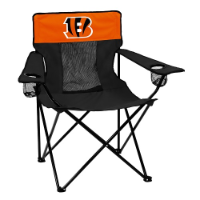 Cincinnati Bengals Elite Canvas Chair w/ Officially Licensed Team Logo