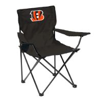 Cincinnati Bengals Quad Canvas Chair w/ Officially Licensed Team Logo