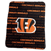 Cincinnati Bengals Classic Fleece Blanket