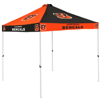 Cincinnati Tent w/ Bengals Logo - 9 x 9 Checkerboard Canopy