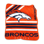 Denver Broncos NFL Raschel Plush Throw Blanket