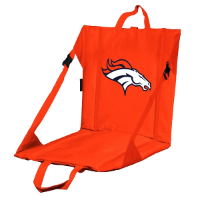Denver Stadium Seat w/ Broncos Logo - Cushioned Back