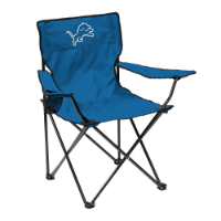 Detroit Lions Quad Canvas Chair w/ Officially Licensed Team Logo