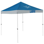 Detroit Tent w/ Lions Logo - 9 x 9 Economy Canopy