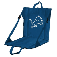 Detroit Stadium Seat w/ Lions Logo - Cushioned Back