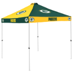 Green Bay Tent w/ Packers Logo - 9 x 9 Checkerboard Canopy