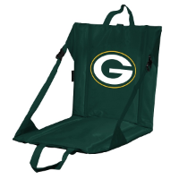 Green Bay Stadium Seat w/ Packers Logo - Cushioned Back