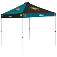 Jacksonville Jaguars Tent w/ Officially Licensed Logo - 9 x 9 Checkerboard