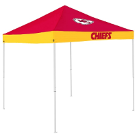 Kansas City Tent w/ Chiefs Logo - 9 x 9 Economy Canopy