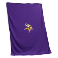Minnesota Vikings Sweatshirt Blanket w/ Lambs Wool