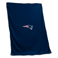 New England Patriots Sweatshirt Blanket w/ Lambs Wool
