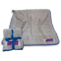 New York Giants Frosty Fleece Blanket w/ Sherpa Material