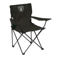 Las Vegas Raiders Quad Canvas Chair w/ Officially Licensed Team Logo