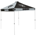 Las Vegas Tent w/ Raiders Logo - 9 x 9 Checkerboard Canopy