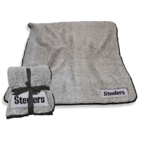 Pittsburgh Steelers Frosty Fleece Blanket w/ Sherpa Material