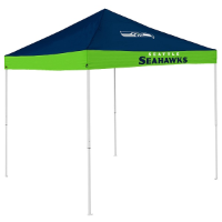 Seattle Tent w/ Seahawks Logo - 9 x 9 Economy Canopy