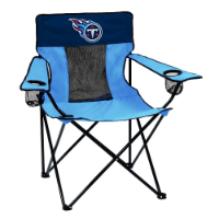Tennessee Titans Elite Canvas Chair w/ Officially Licensed Team Logo