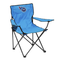 Tennessee Titans Quad Canvas Chair w/ Officially Licensed Team Logo