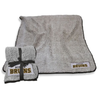 NHL Boston Bruins Frosty Fleece Blanket w/ Sherpa Material
