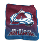 Colorado Avalanche Raschel Throw Blanket