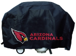 Arizona Grill Cover with Cardinals Logo on Black Vinyl - Deluxe