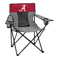 Alabama Elite Chair w/ Crimson Tide Houndstooth Logo