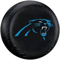 Carolina Panthers Large Tire Cover w/ Officially Licensed Logo